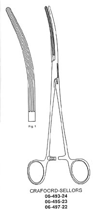 Crafoord-Sellors Forcep, Longitudinal Serration